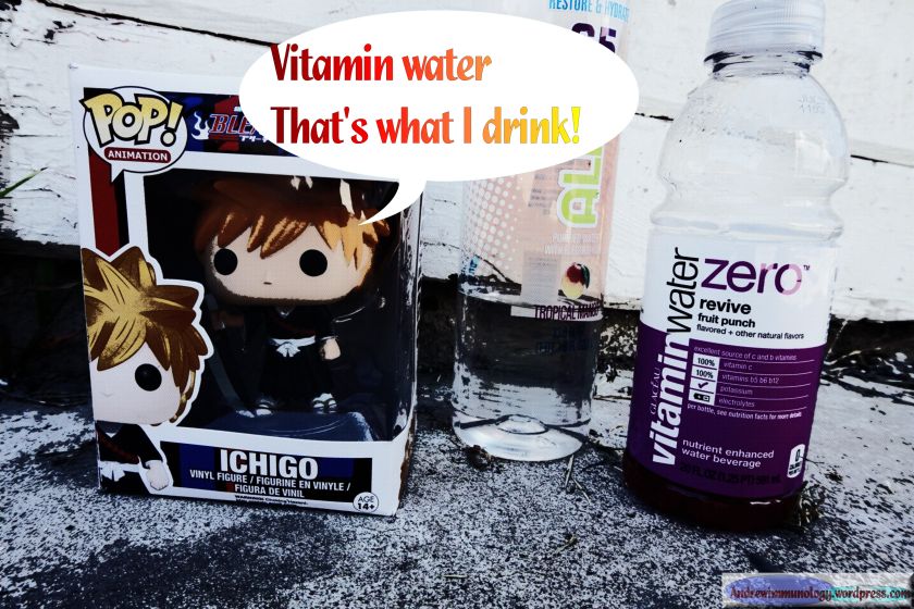 ichigo drinks vitamin water marked